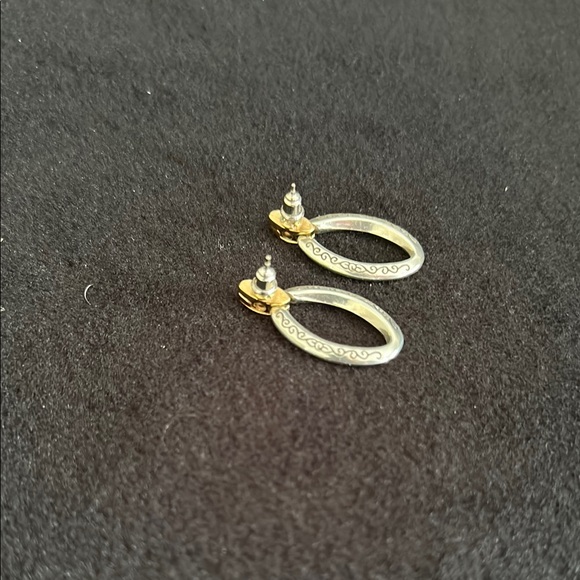 Brighton Silver and Gold Earrings - Picture 2 of 6